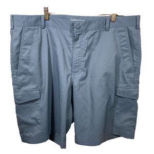 Nike Golf Cargo Shorts Sz 38 Dri Fit Casual Charcoal Gray Zipper Pocket